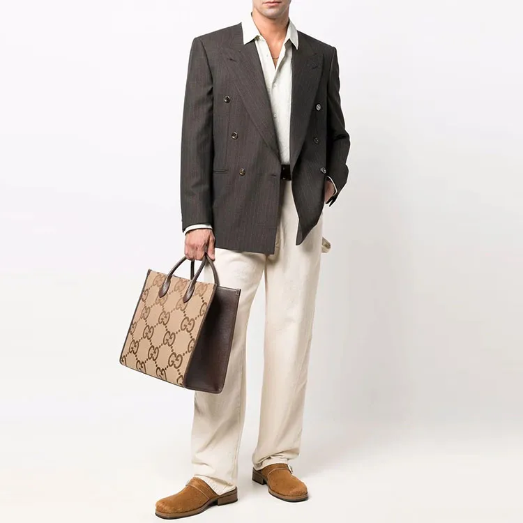 GUCCI Houndstooth Stripe Jacket-1