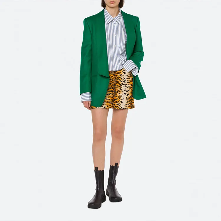 PHILOSOPHY DI LORENZO SERAFINI FW21 Cropped Skirt Brown-1