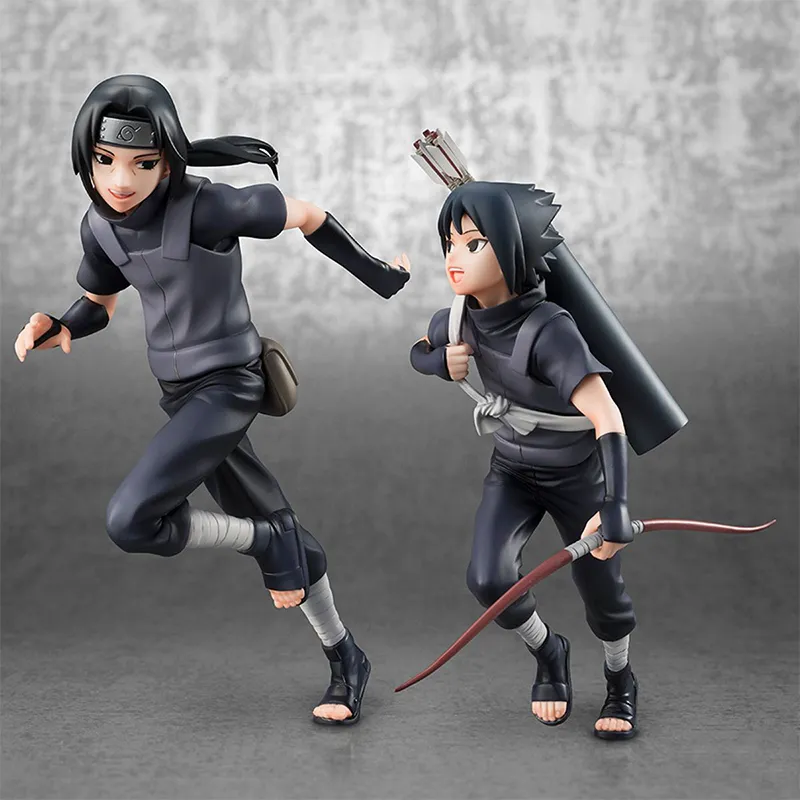MegaHouse Sasuke Uchiha G.e.m. Naruto The Path Of The Wind Itachi Uchiha & Scale Figures 15cm-1