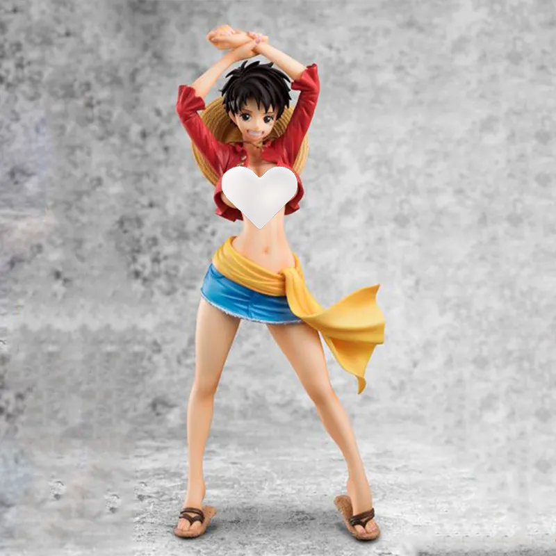 MegaHouse Monkey D. Luffy Excellente Model One Piece Femelle Scale Figures 21cm-1