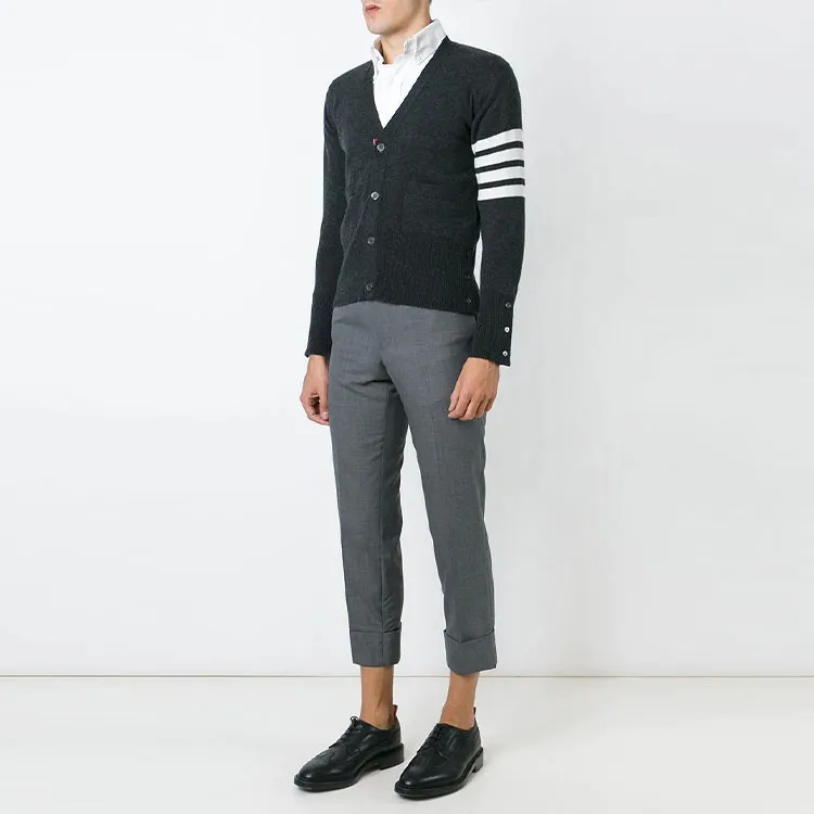 THOM BROWNE 4 Bar Stripe Cardigan-1