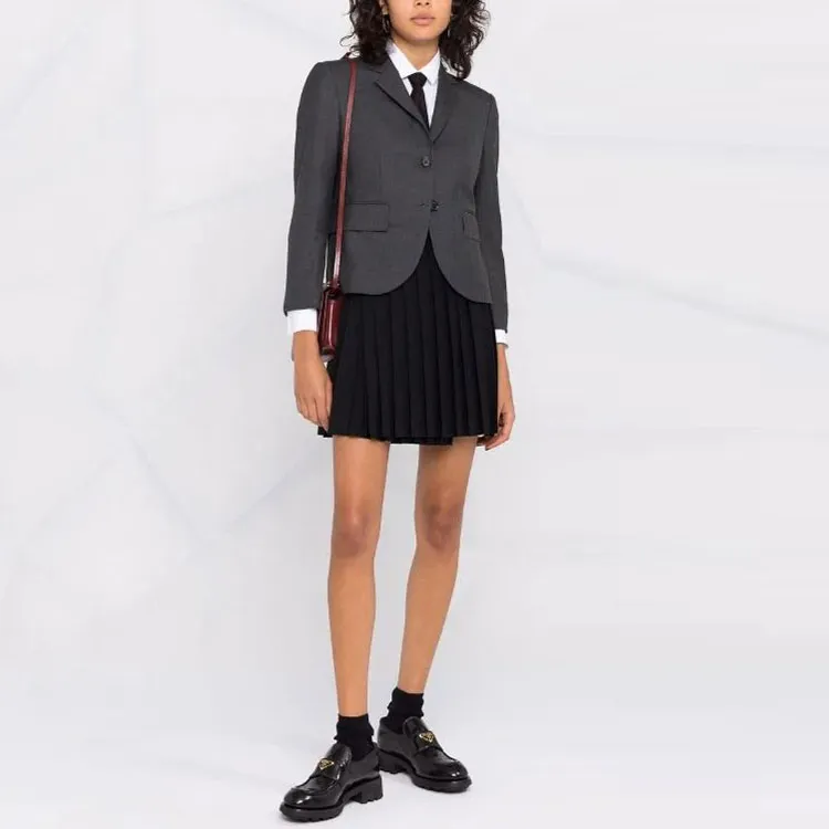 THOM BROWNE Cropped Single breasted Blazer-1