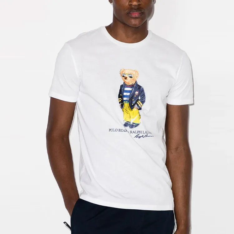 Polo Ralph Lauren T Shirts Men White-2