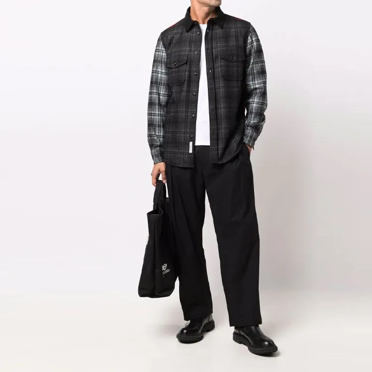 WOOLRICH Alaskan Patchwork Overshirt-1