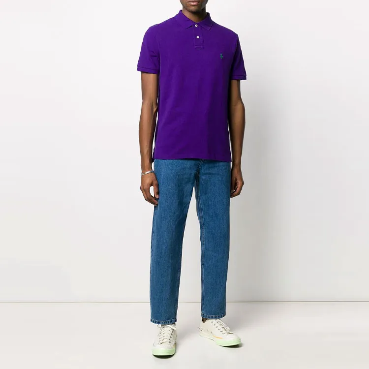 Polo Ralph Lauren Logo Embroidered Short Sleeved Polo Shirt-1