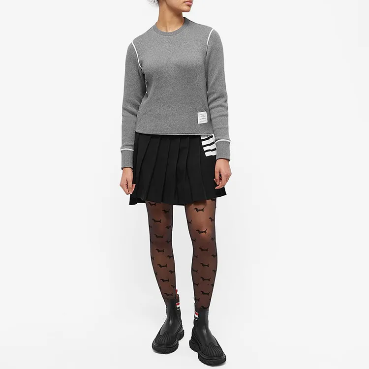 THOM BROWNE Hector motif Tights-1