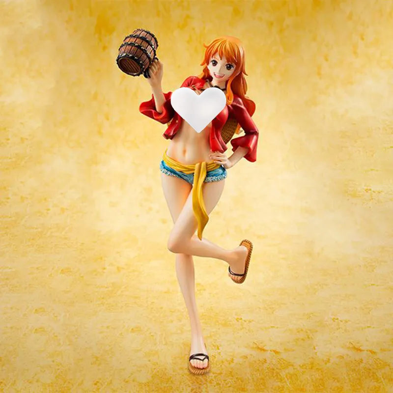 MegaHouse Nami Pop One Piece Limited Edition Mugiwara Ver. 2 Scale Figures 22cm-1