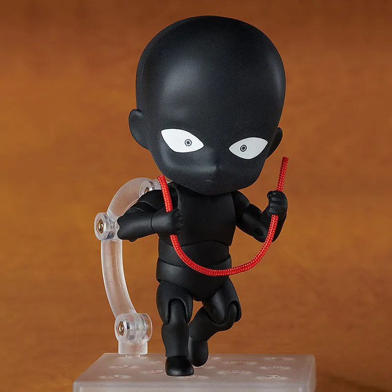 FREEing Men In Black Detective Conan Case Closed Suspect Chibi Figures 10cm-2