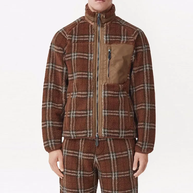Burberry Stand Collar Jackets Men's Brown 8047868-A9011-1