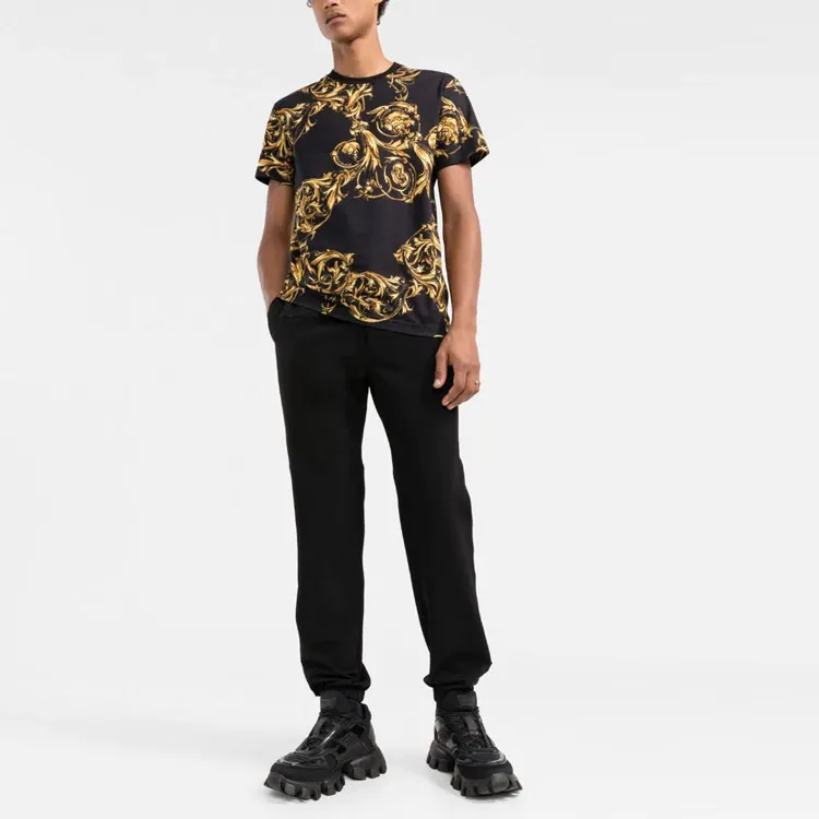 VERSACE JEANS COUTURE SS22 T Shirt Men's Black-1