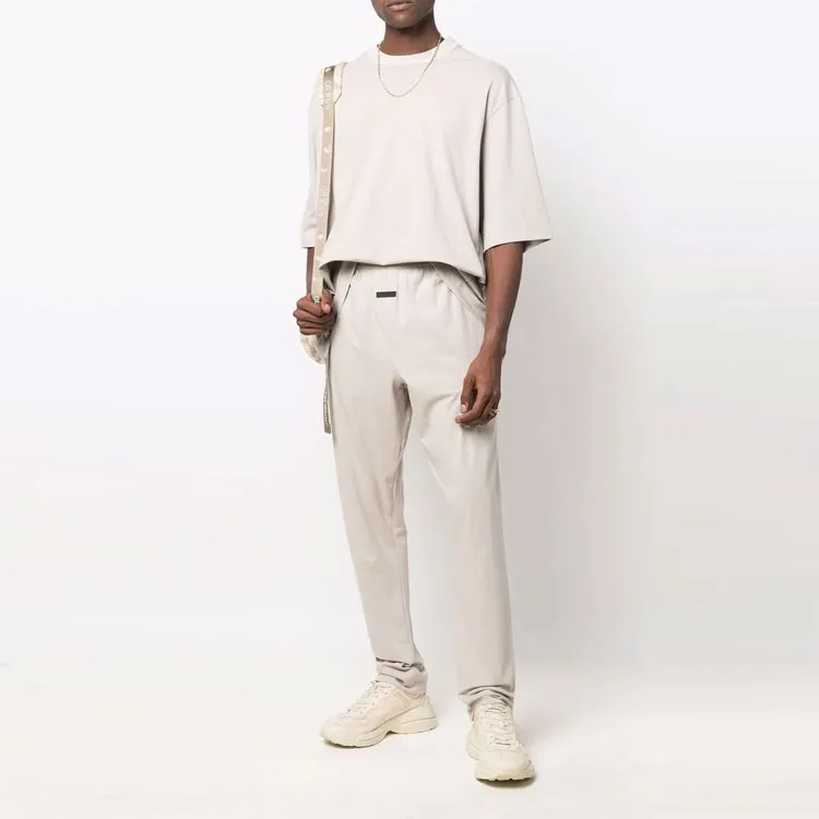 Fear Of God T Shirts Unisex Concrete Gray-1