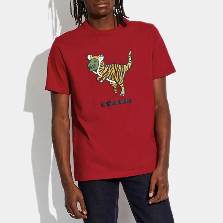 COACH T-Shirts Men Red-1