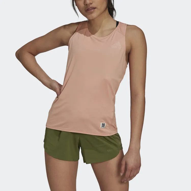 Adidas Tank Tops Women's Red Pink-3
