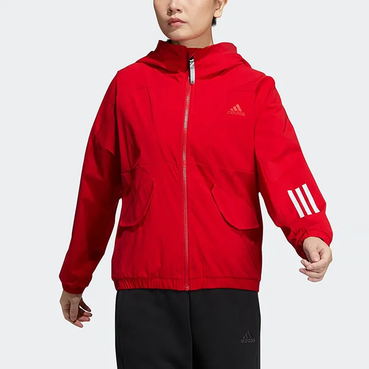 adidas CNY Limited Reversible Hooded Track Jacket Red-1