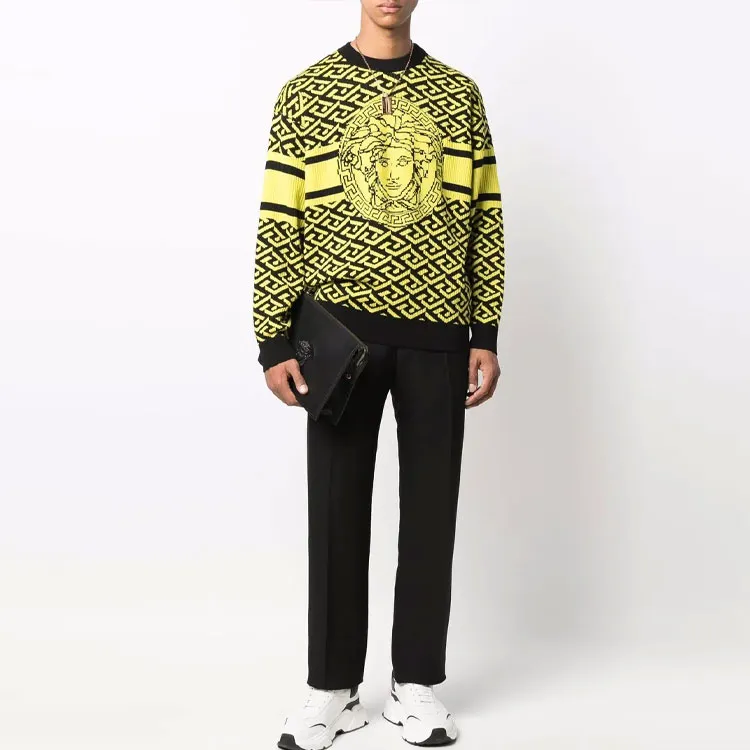 VERSACE Medusa Monogram Crewneck-1