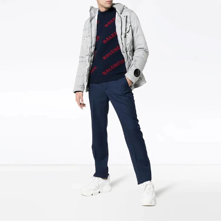 Balenciaga Sweaters Men Dark Blue-2