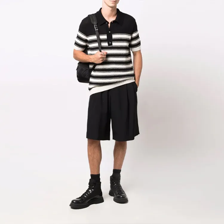 BALMAIN SS22 Polo Shirt Men's Black-1