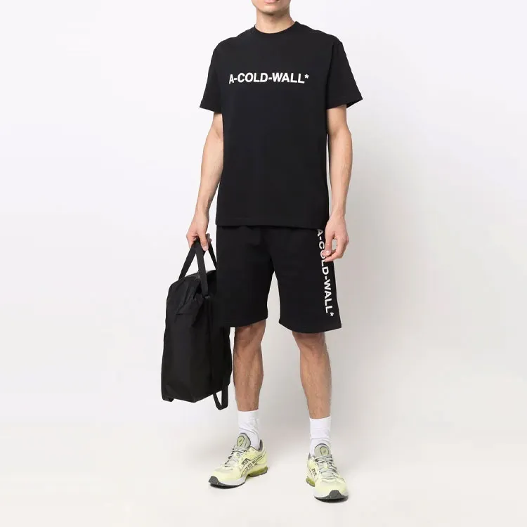 A COLD WALL* Logo Printed Straight Leg Shorts-1