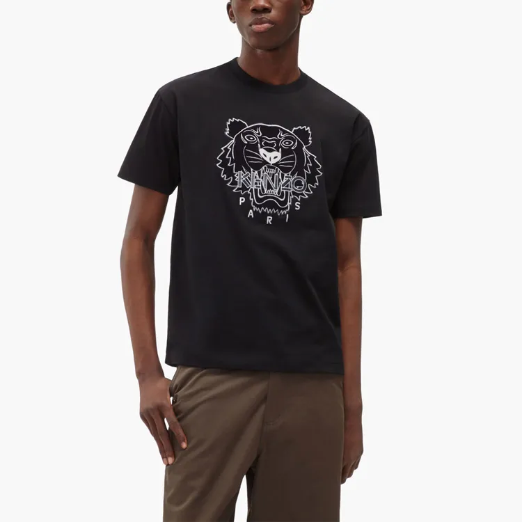 KENZO Classic Tiger Head T Shirt Men's Black-1