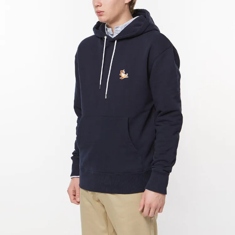 Maison Kitsune Chillax Fox Patch Classic Hoodie Black-5