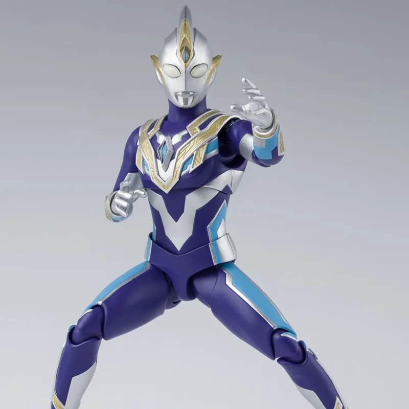 BANDAI Ultraman Trigger Bandai Soul Limited SHF Ultraman Sky Form Action Figures 15cm-3