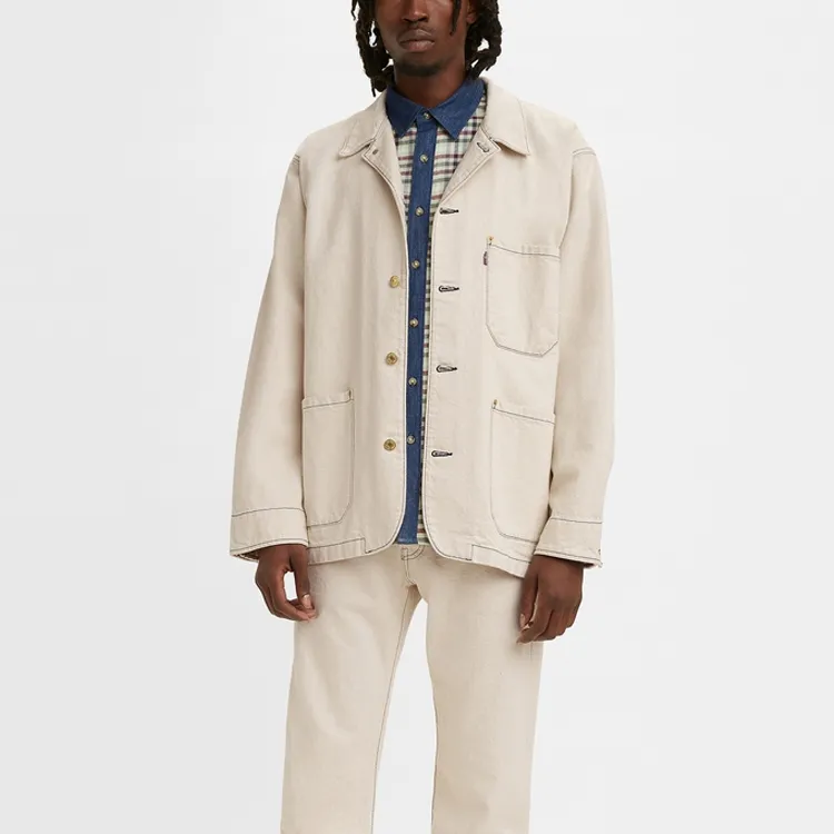Levis Denim Jackets Men Ecru-2