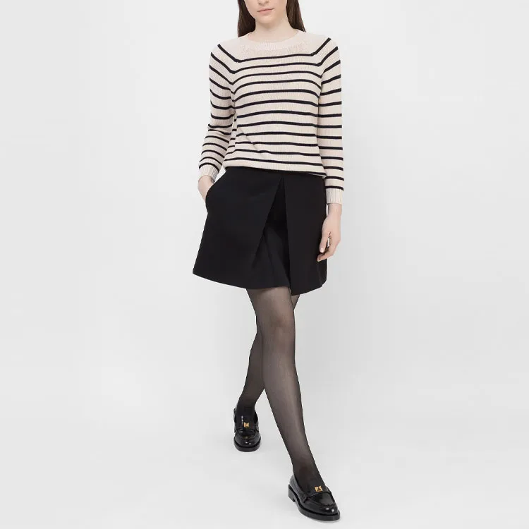 Valentino Casual Short Skirts Women's Black-1