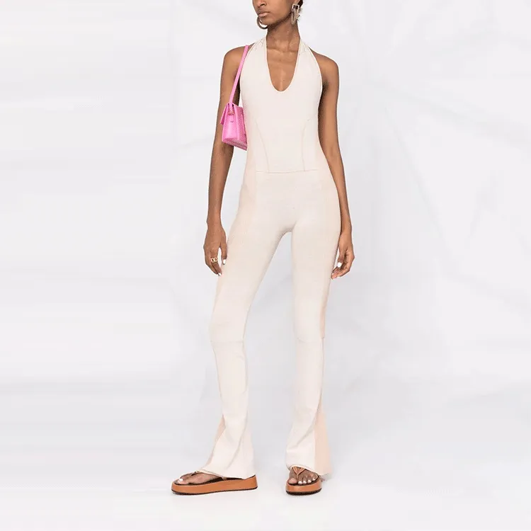 Jacquemus Jumpsuits Women's Light Umber-1