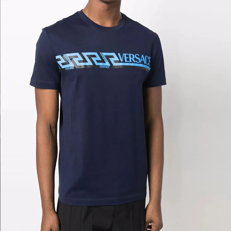 VERSACE T Shirts Men Blue-2