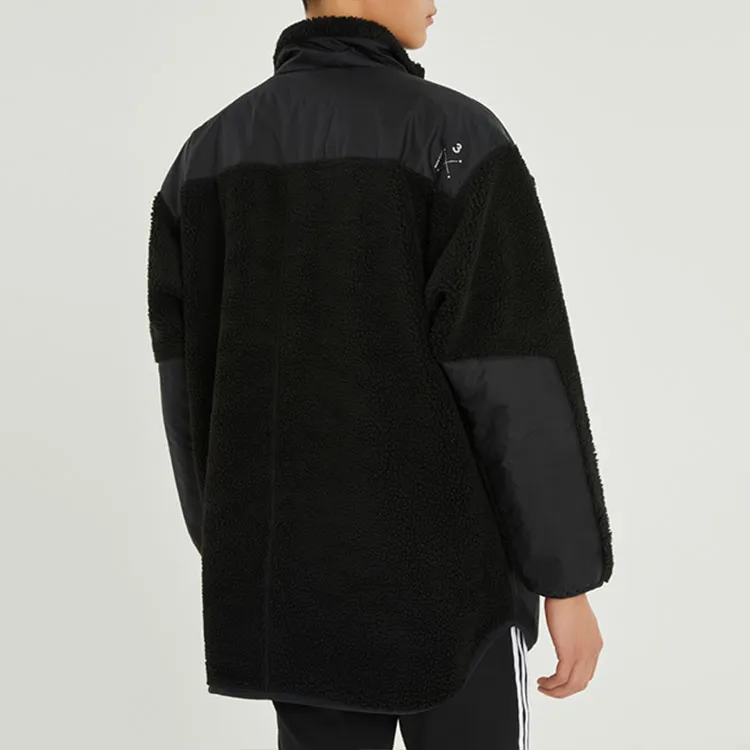 Adidas Velvet Jackets Men Black-2