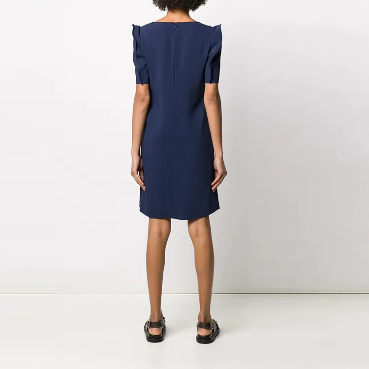 KENZO Short Sleeved Dresses Women's Blue-3