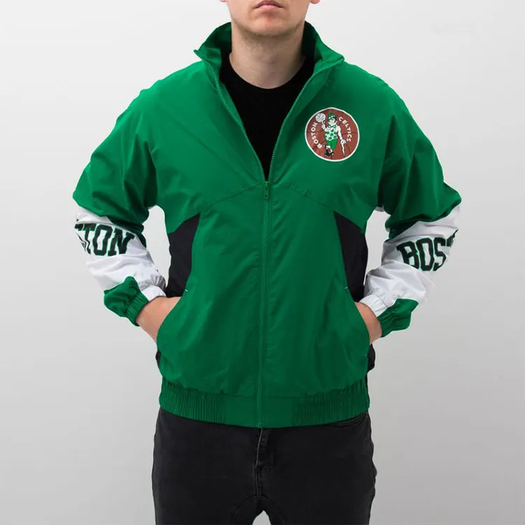 Mitchell Ness Jackets Unisex Green-1