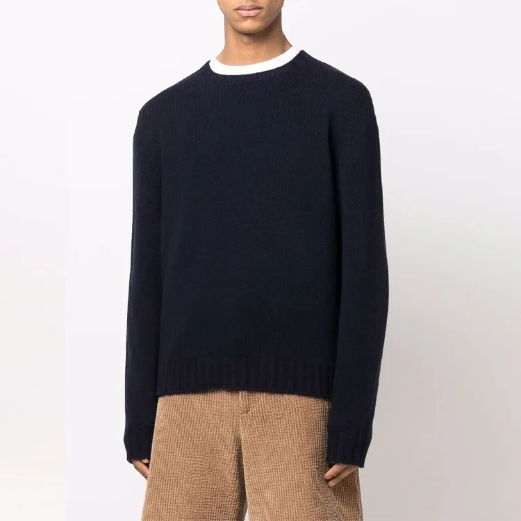 PALM ANGELS Logo Intarsia Crewneck Sweater-1