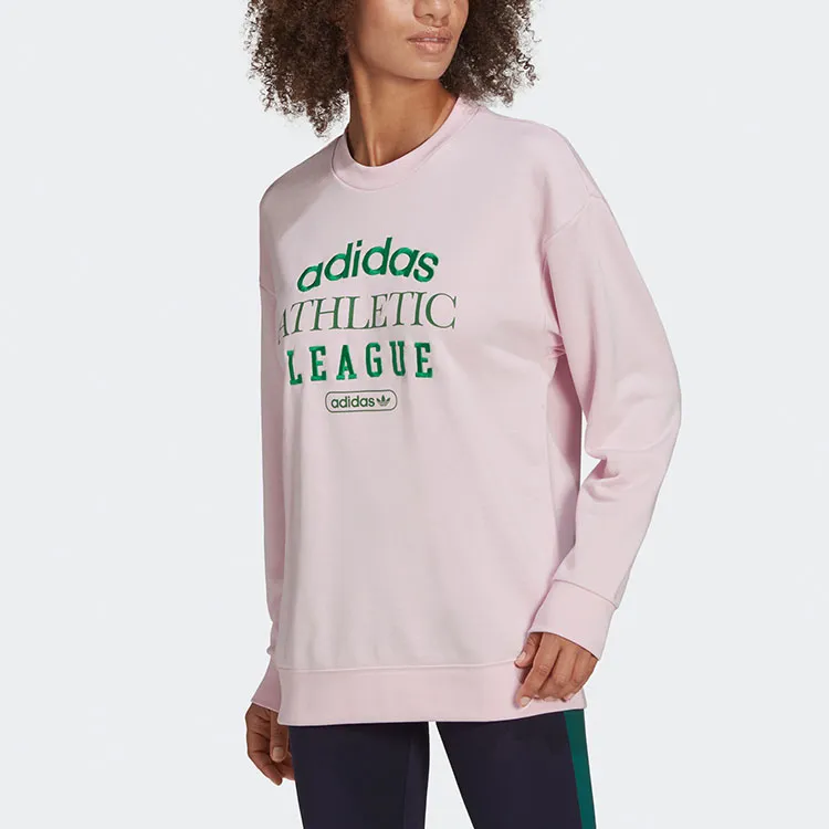 Adidas Originals Sweatshirts Women's Clear Pink-1