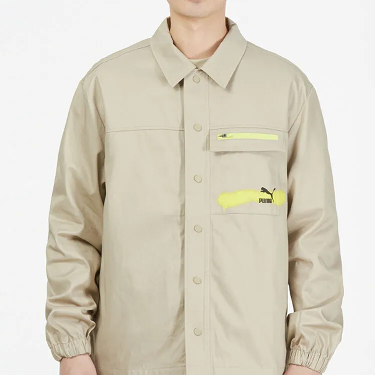 PUMA Jackets Men Umber-2