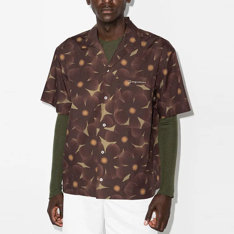 Jacquemus Shirts Men Brown-2