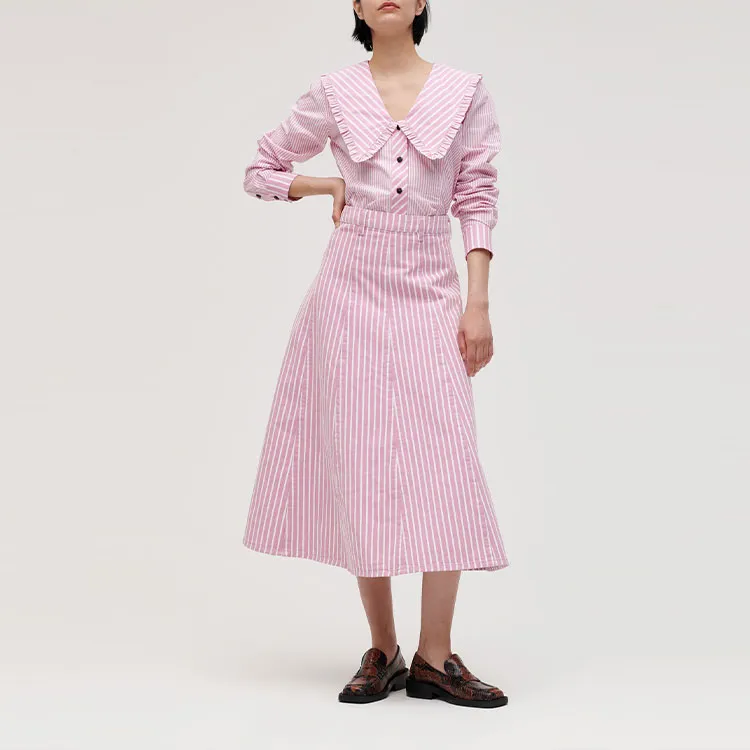 GANNI Shirts Women's Pink-2