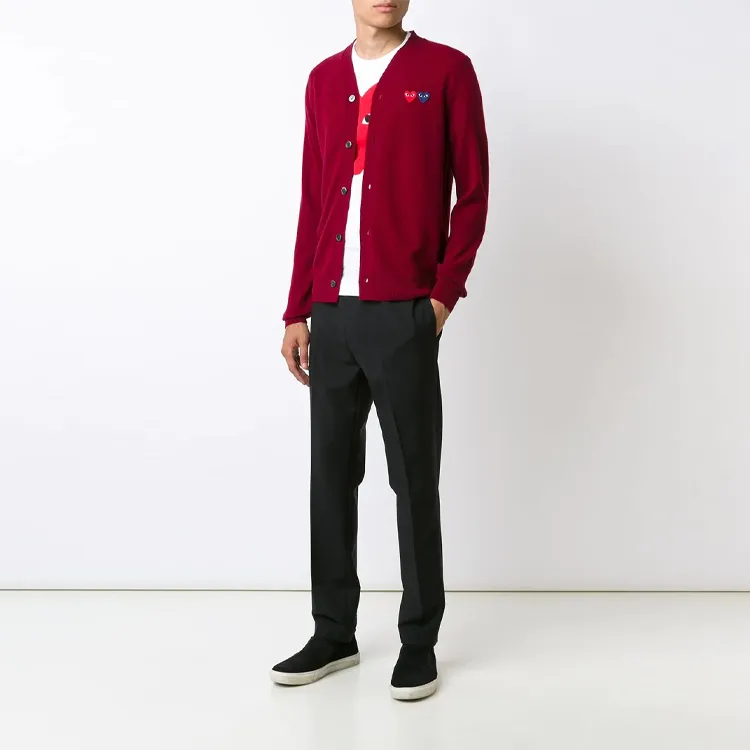 CDG Sweaters Men Red-1