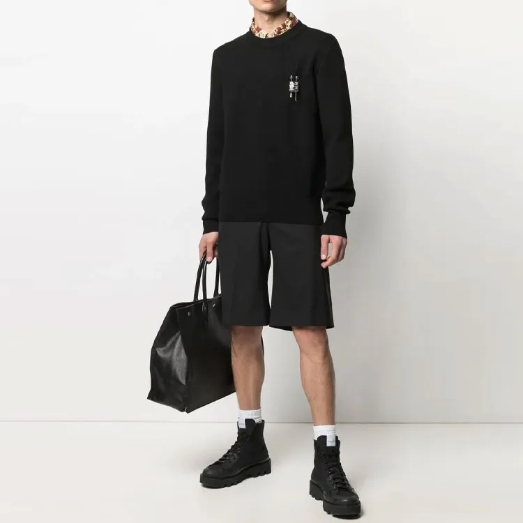 Givenchy Lock Crew Neck Pullover Sweater-2