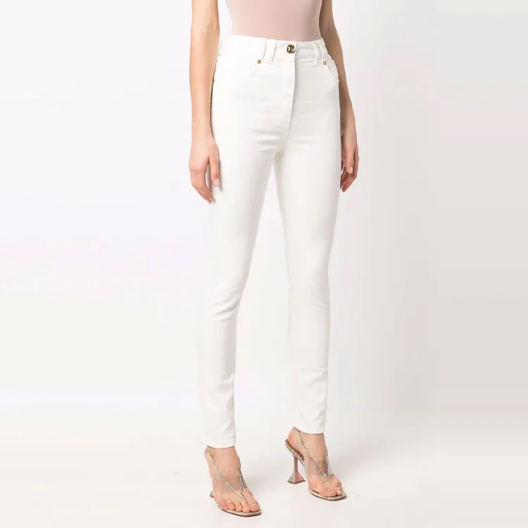 BALMAIN High rise Skinny Jeans-2