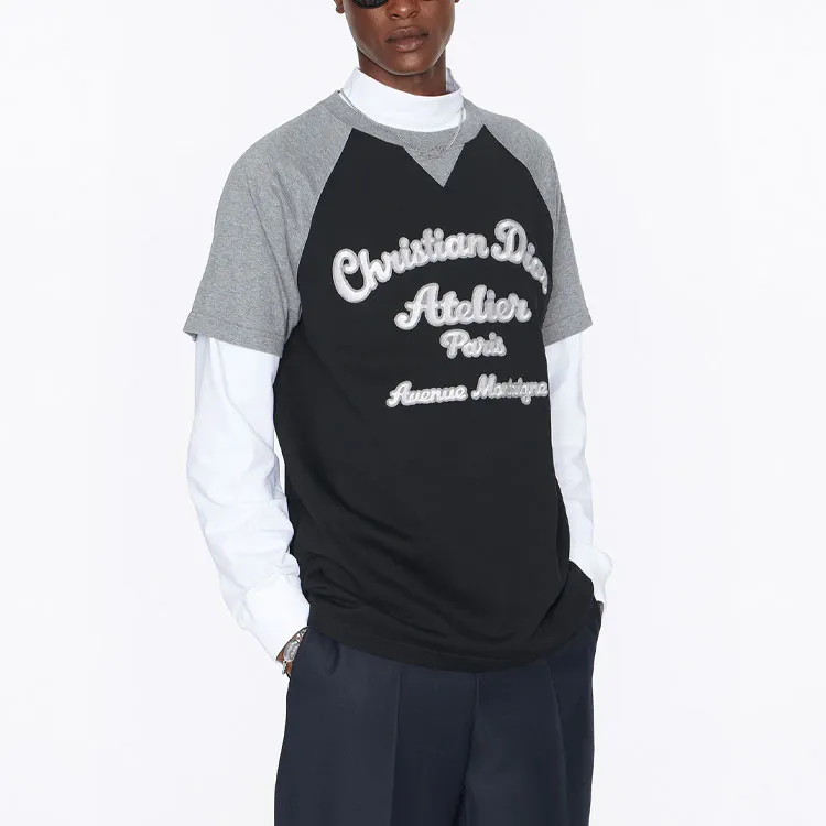 DIOR Quarterly New Products T Shirts Men Black-5