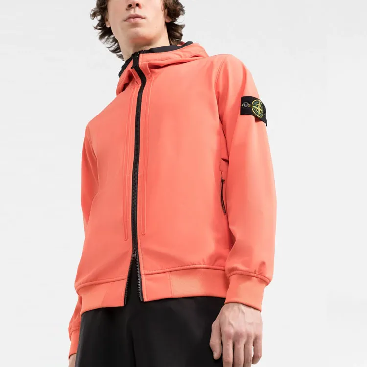 STONE ISLAND Jackets Coats Men's Orange-3