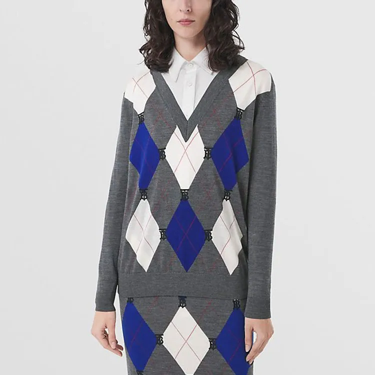 Burberry Knitwear Women's Medium Heather Gray-2