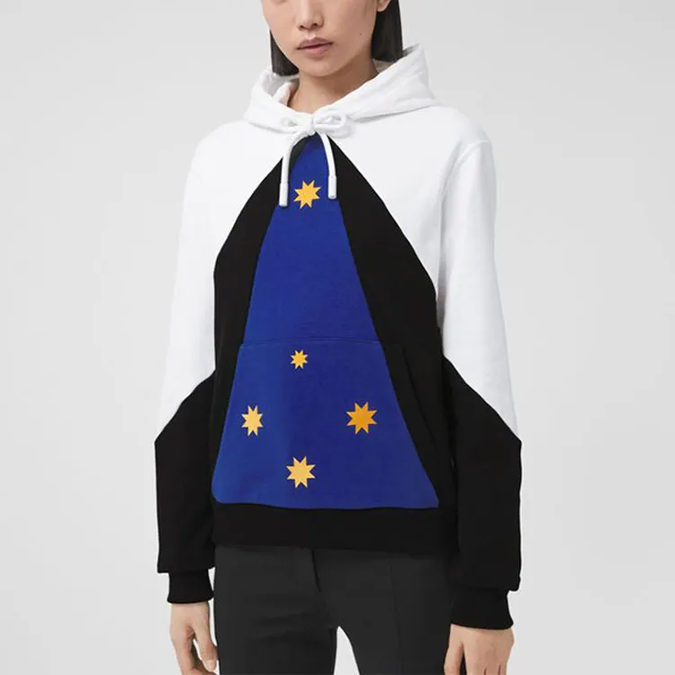 Burberry Southern Cross Graphic Hoodie Blue/White-1