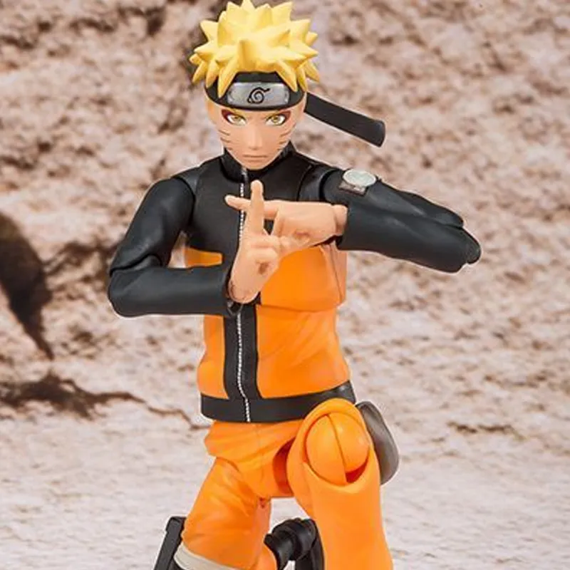 BANDAI Naruto Uzumaki Bandai Soul Limited SHF Naruto  The Path Of The Ninja Action Figures 14cm-2
