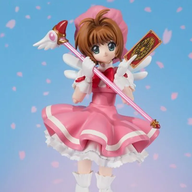 BANDAI Sakura Kinomoto Shf Cardcaptor Sakura Action Figures-2