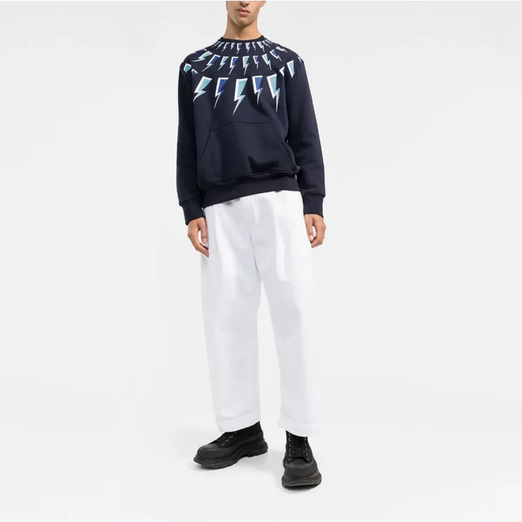 Neil Barrett Sweatshirts Men Navy Blue-1