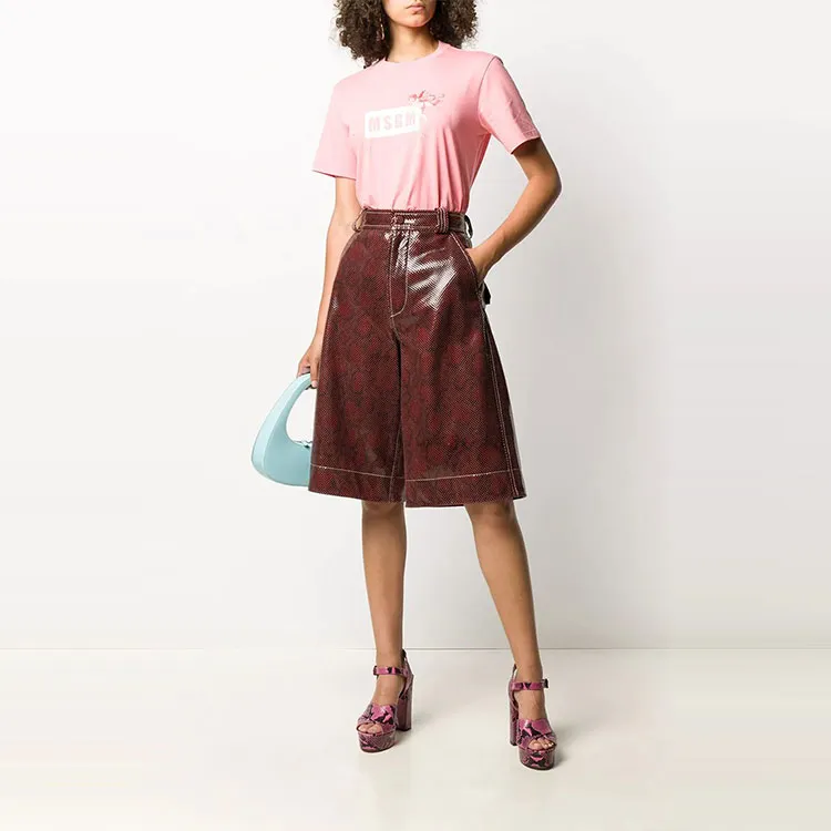 MSGM T Shirts Women's Pink-1
