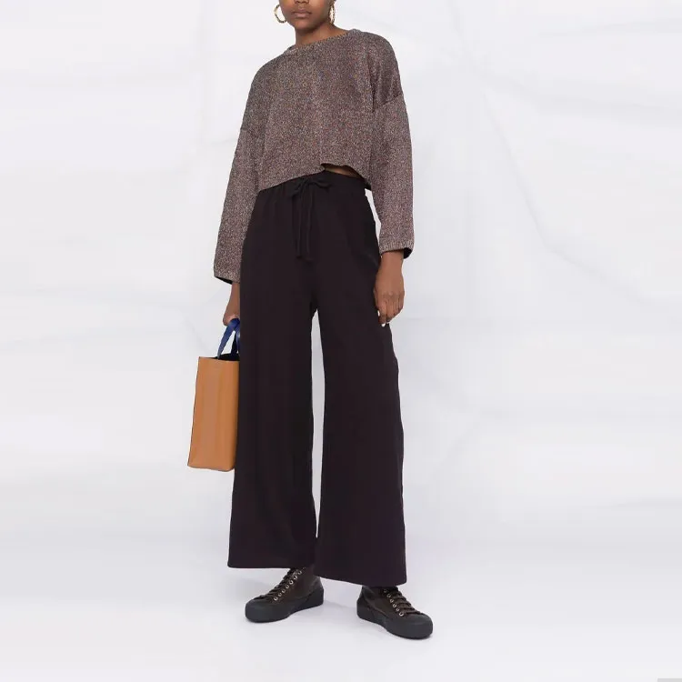 MISSONI Loose Fit Sweater Women's Brown-1