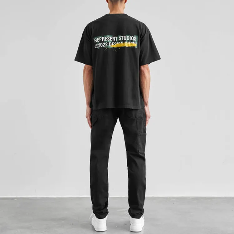 REPRESENT T Shirts Men Black-3